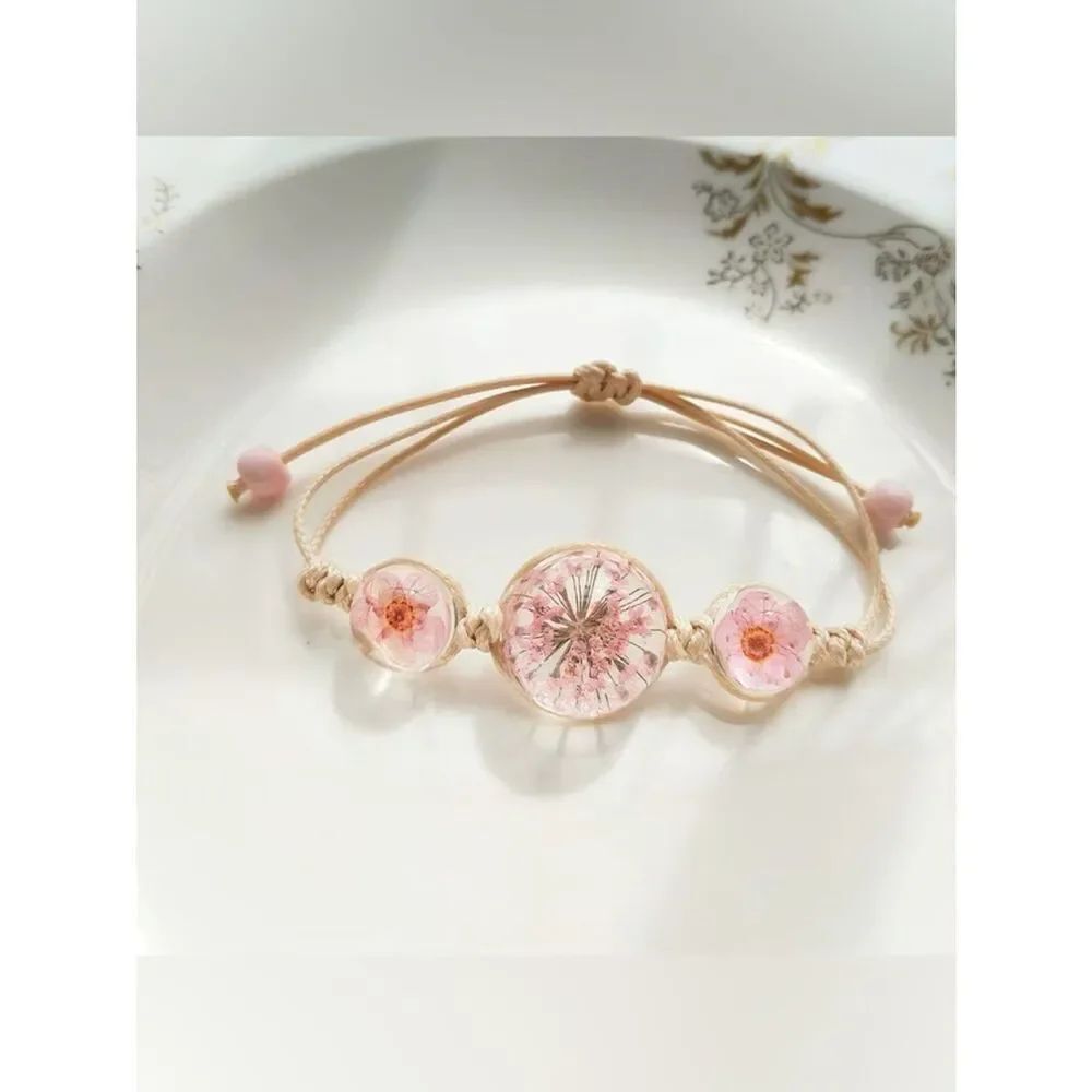 Boho flower bracelet #2479